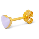 Love U Ørering 1024 – Purple – 1 stk. Forgyldt – Lulu Copenhagen