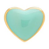 Love U hjerteørering mint fra LULU Copenhagen