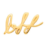 For My BFF forgyldt ørering fra Lulu Copenhagen