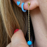 Ear stack med Color Hoop Lyseblå