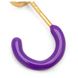 Color Hoop Gold Deep Purple 1 cm hoop