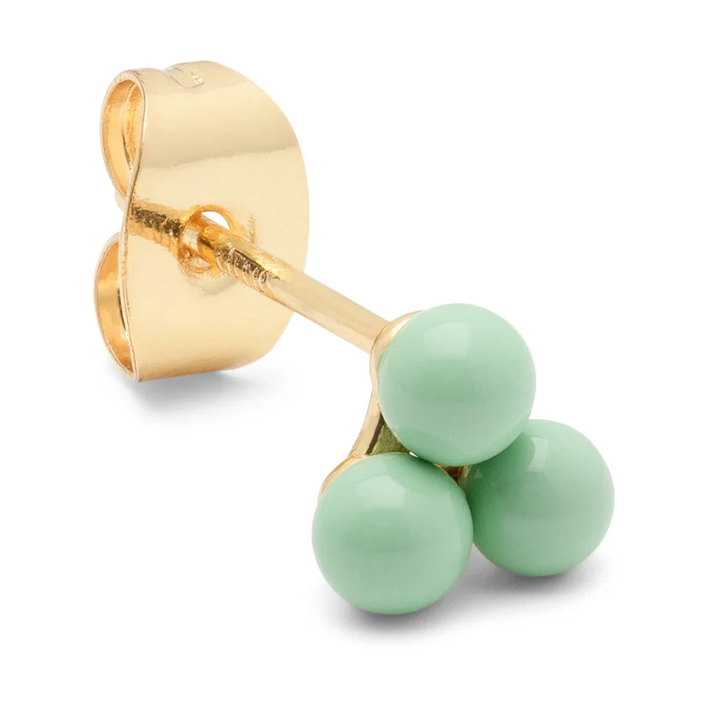 Trio Seasalt Green ørering fra Lulu Copenhagen