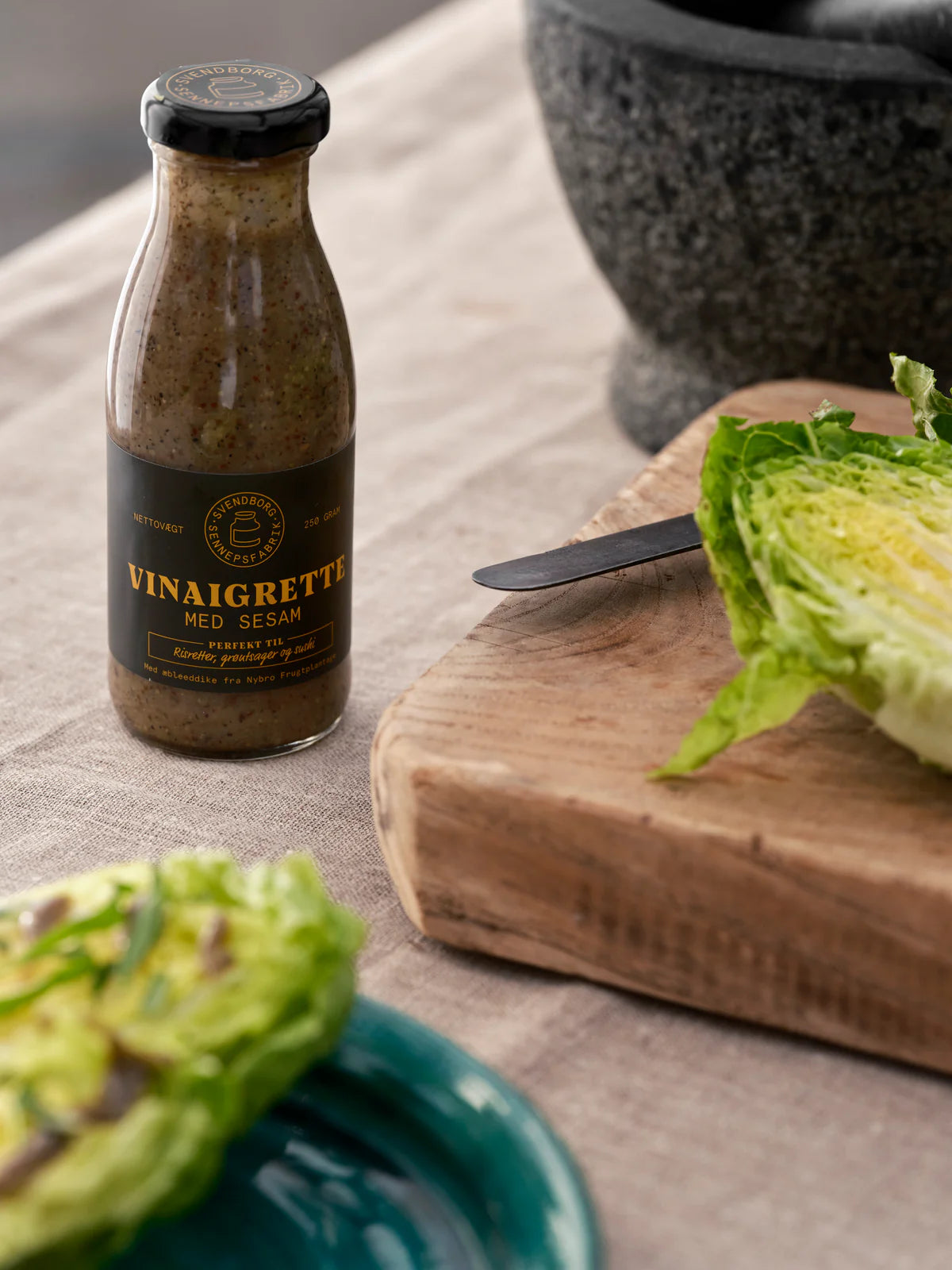 Japansk inspireret sesam vinaigrette