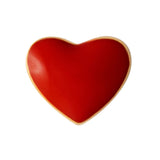 Love U Ørering 1024 – Passion Red – 1 stk. Forgyldt – Lulu Copenhagen