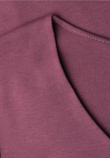 Street One dame T-shirt med V-hals