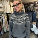 Håndstrikket Uld Sweater med Rullekrave – Onesize | Balustrik