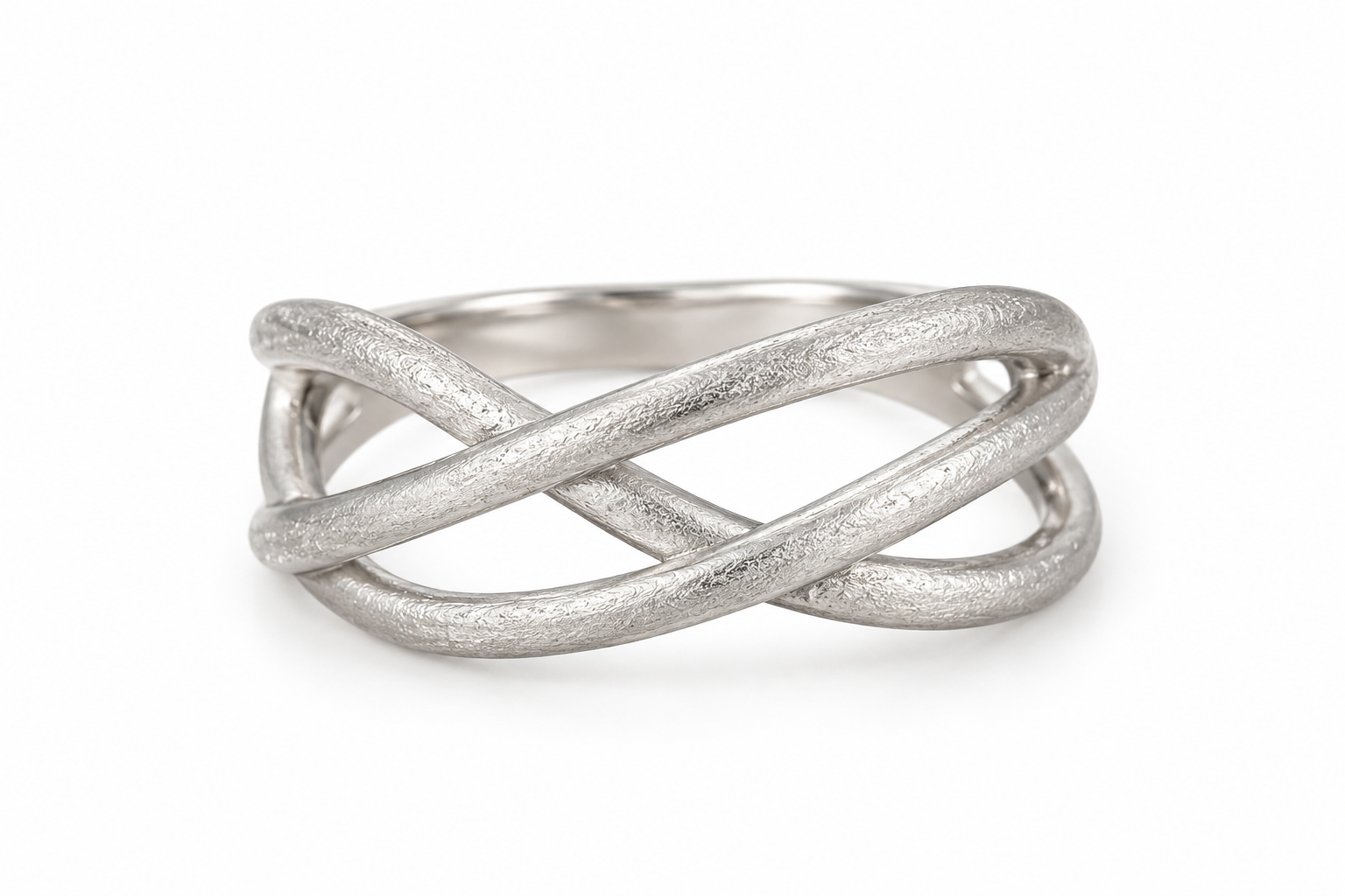 Zefina Denmark Ring – Malia forsølvet (rhodineret), justerbar