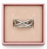 Zefina Denmark Ring – Malia forsølvet (rhodineret), justerbar