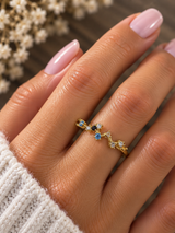 Grace Forgyldt Ring – 14K Guldbelagt – Zefina Denmark