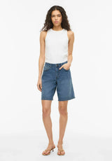 Bermuda shorts til dame i denim