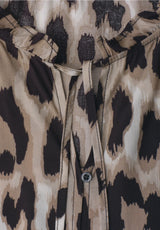 Let sommer top med moderne print