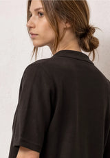 Kort cardigan med knapper til dame