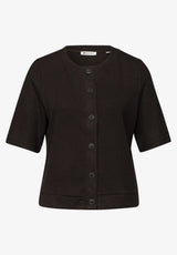 Elegant overgangsjakke i brun nuance