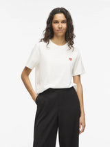 Feminin basic tee fra VILA