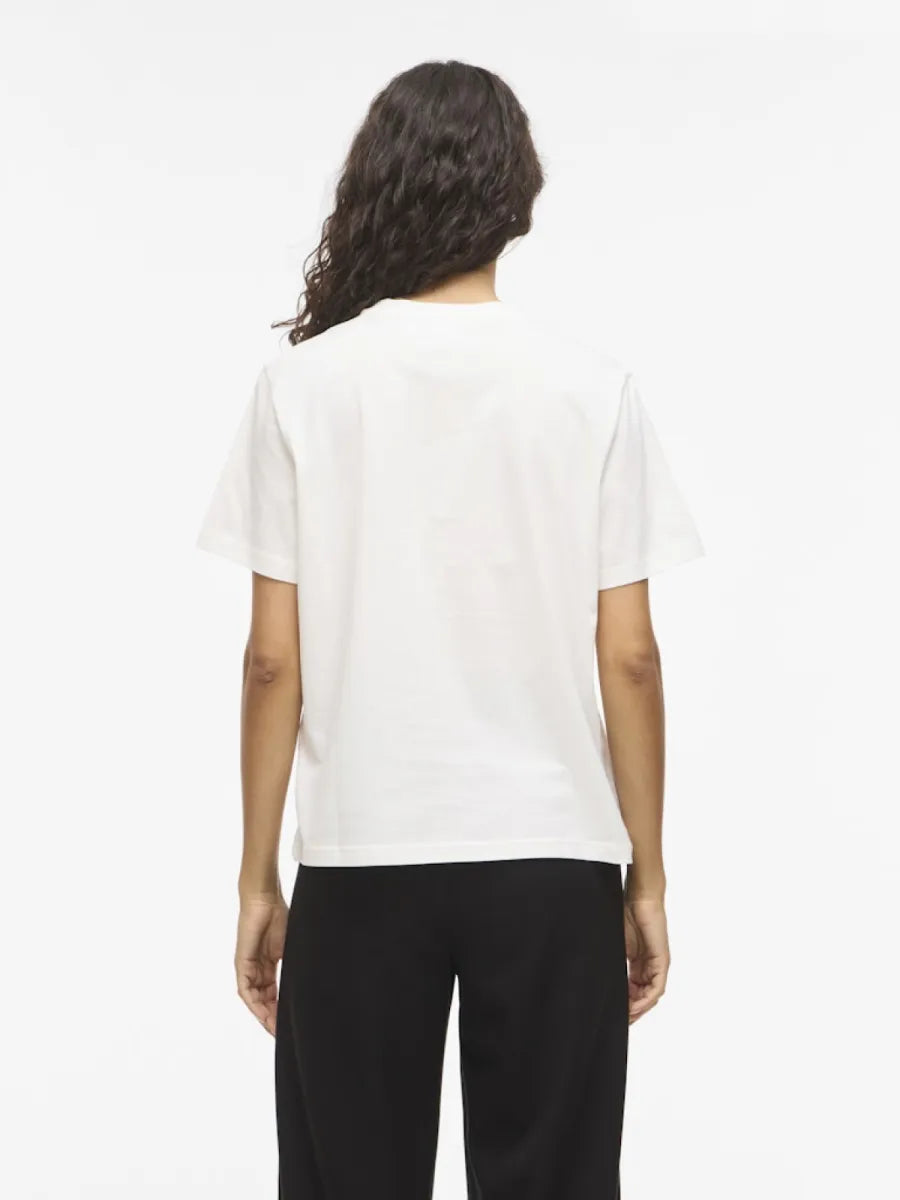 Økologisk bomulds t shirt til dame