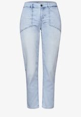 Street One jeans i moderne bleached look