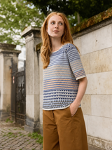 Mansted Hilde Strik – Dark Blue – Økologisk Bomuld – Mansted