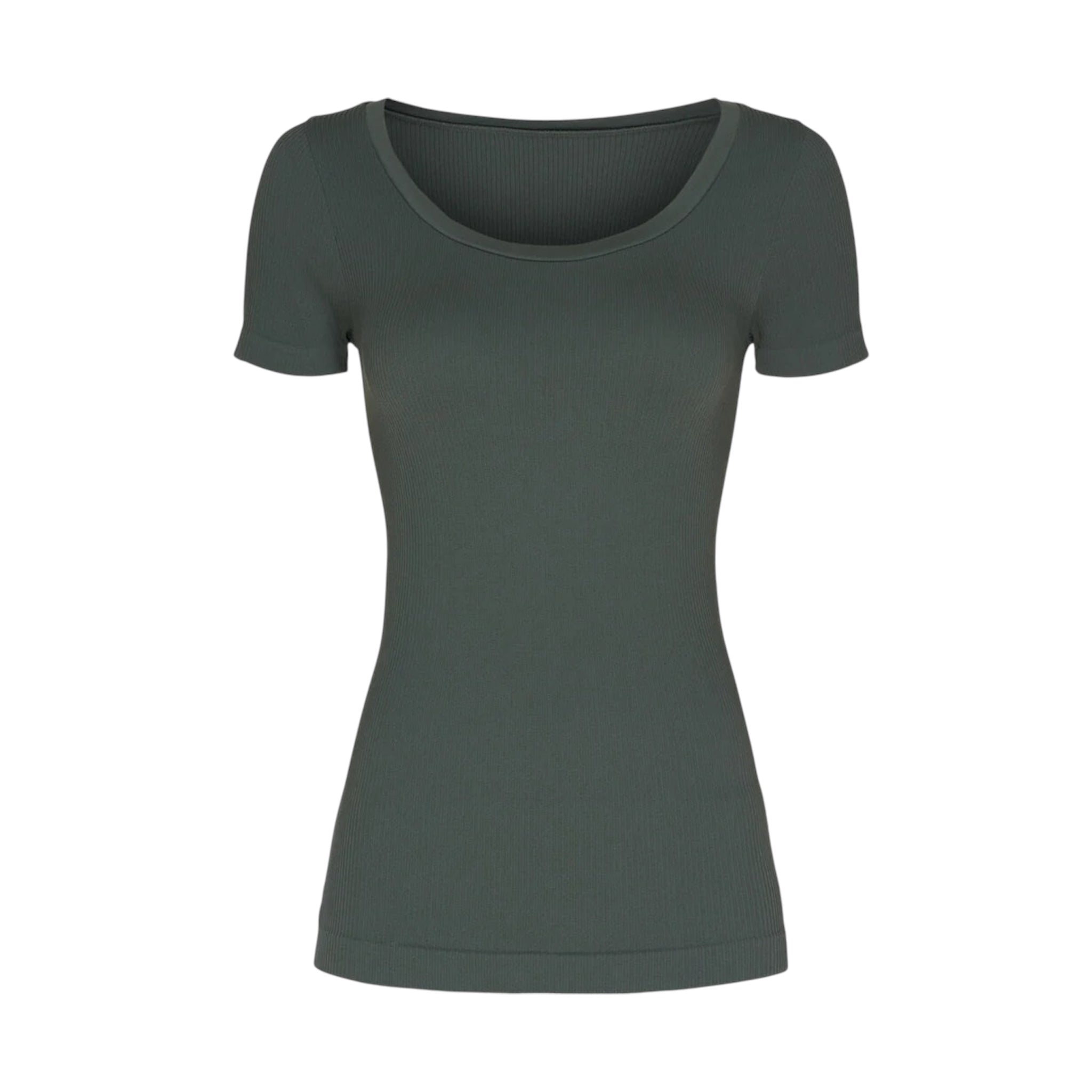 Tim & Simonsen Linea Rib T-shirt SS – oliva