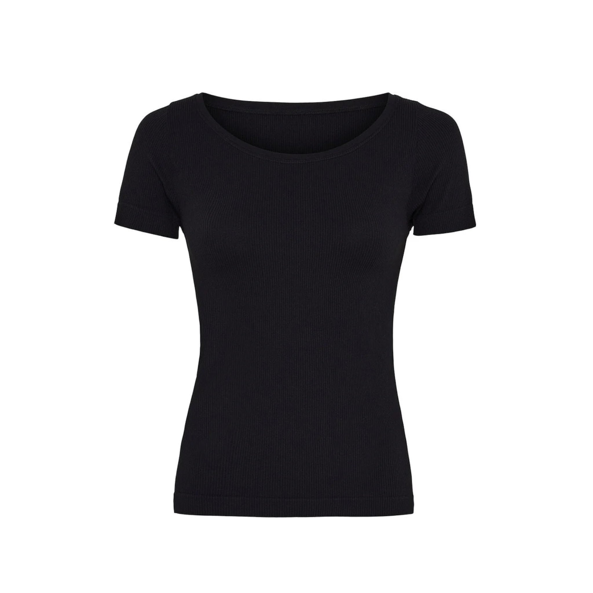 Tim & Simonsen Linea Rib T-shirt SS – Nero