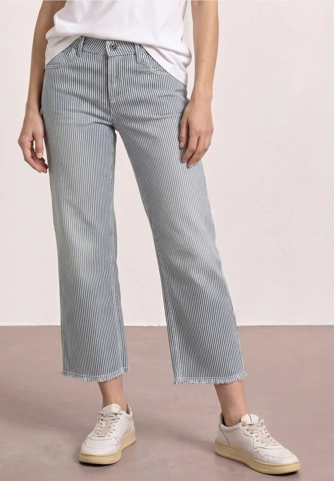 Street One Amalia jeans i indigo stripe
