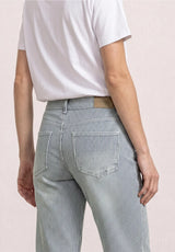 Indigo stripe denim fra Street One