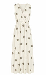 Linetta Dress 23126 i beige