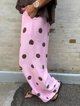 Pink prikkede bukser fra Marta du Château