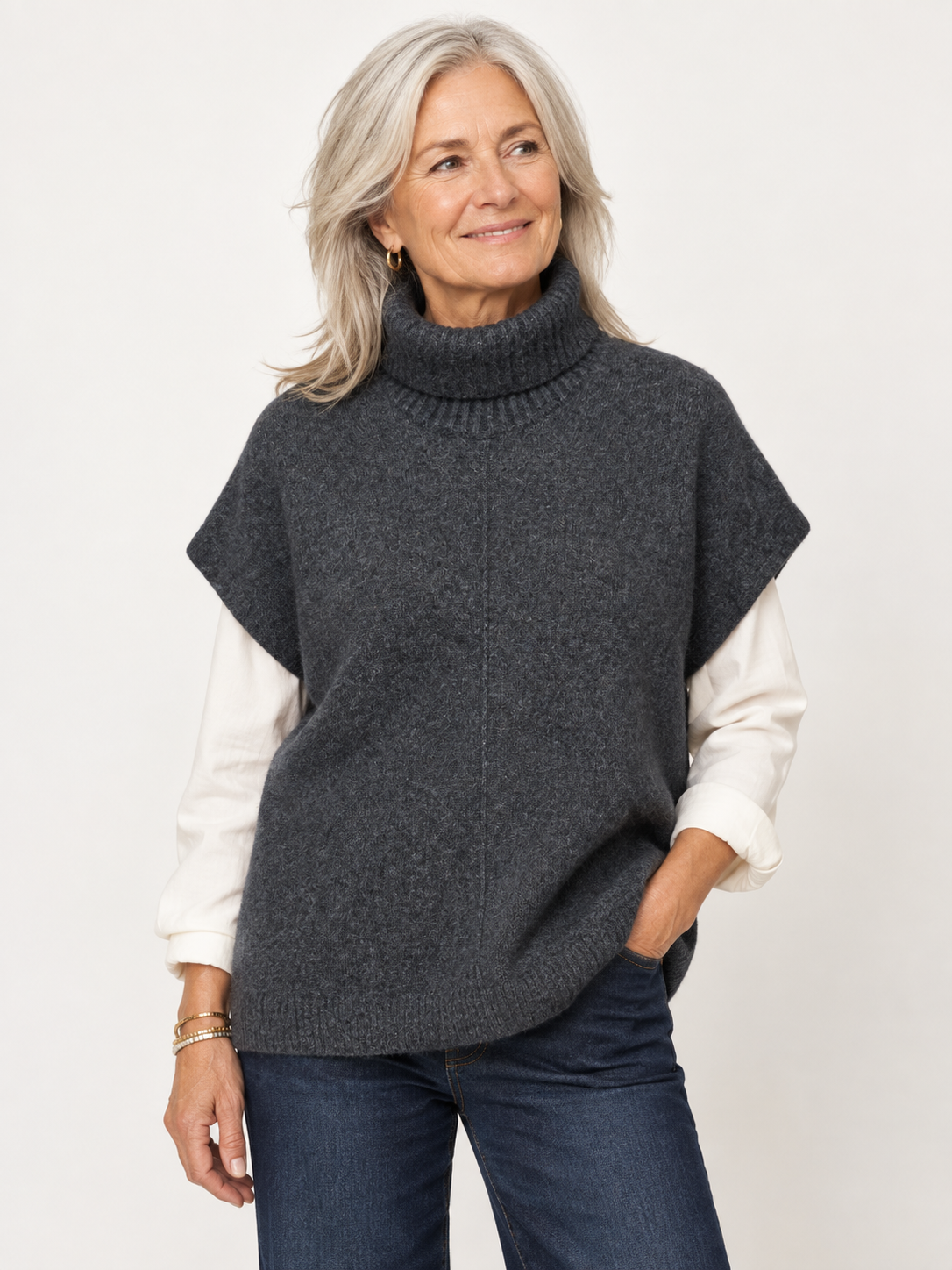 Mansted ZO-BEE 23256 Yak Vest – Cold Grey