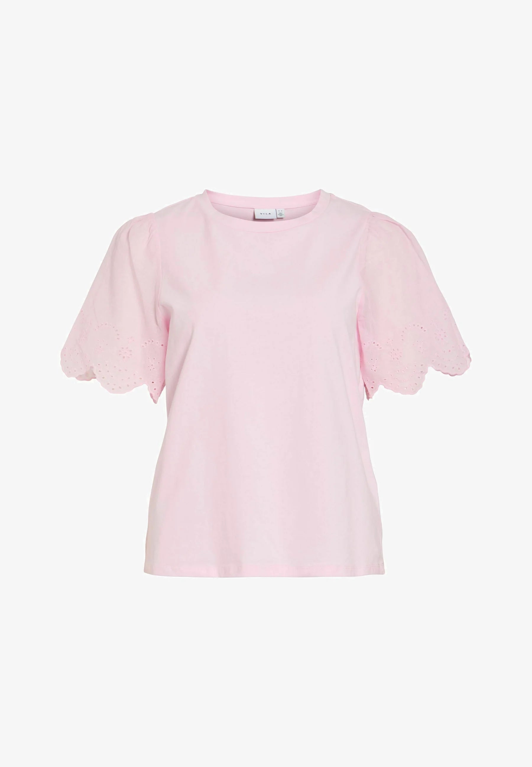 Elegant top med øjenhulsdetaljer