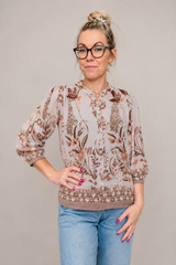 Destiny Blouse 8044 Grey fra Marta Du Chateau