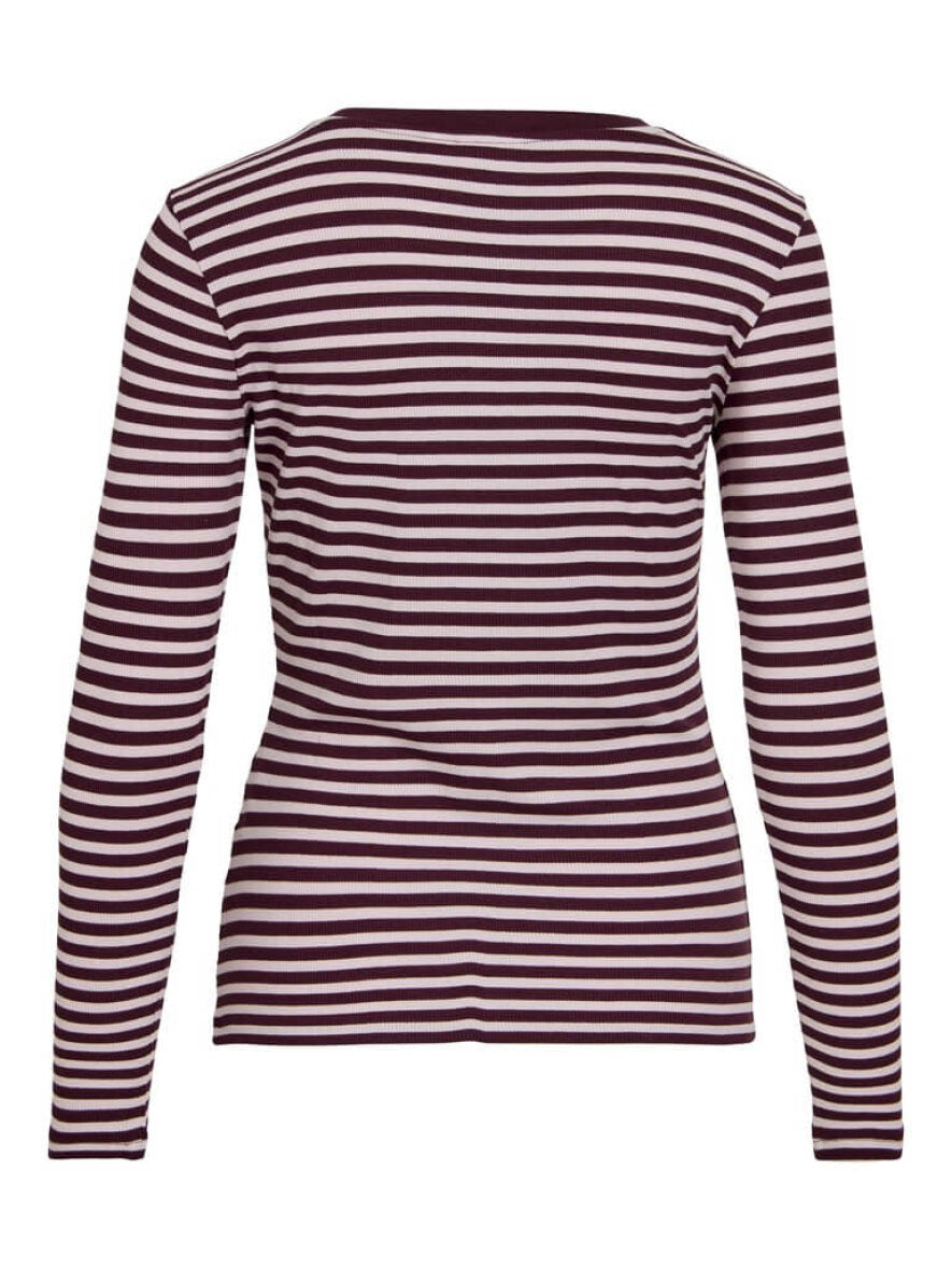 VIAVERA O-Neck L/S Top 14118320 Port Royale Stripe fra VILA