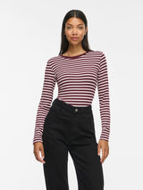 VIAVERA O-Neck L/S Top 14118320 Port Royale Stripe fra VILA