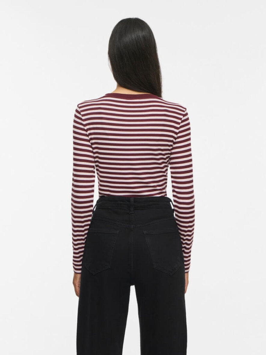 VIAVERA O-Neck L/S Top 14118320 Port Royale Stripe fra VILA