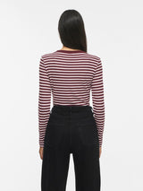 VIAVERA O-Neck L/S Top 14118320 Port Royale Stripe fra VILA