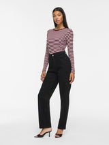 VIAVERA O-Neck L/S Top 14118320 Port Royale Stripe fra VILA