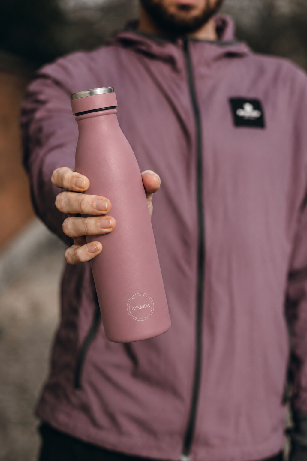 ash rose drinking bottle 500 ml