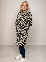 Street One Long Coat w/Dessin – Gravity Blue (201917)