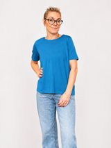 Udai T-Shirt – Turquoise fra Mansted