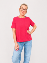 Udai T-Shirt – Raspberry fra Mansted