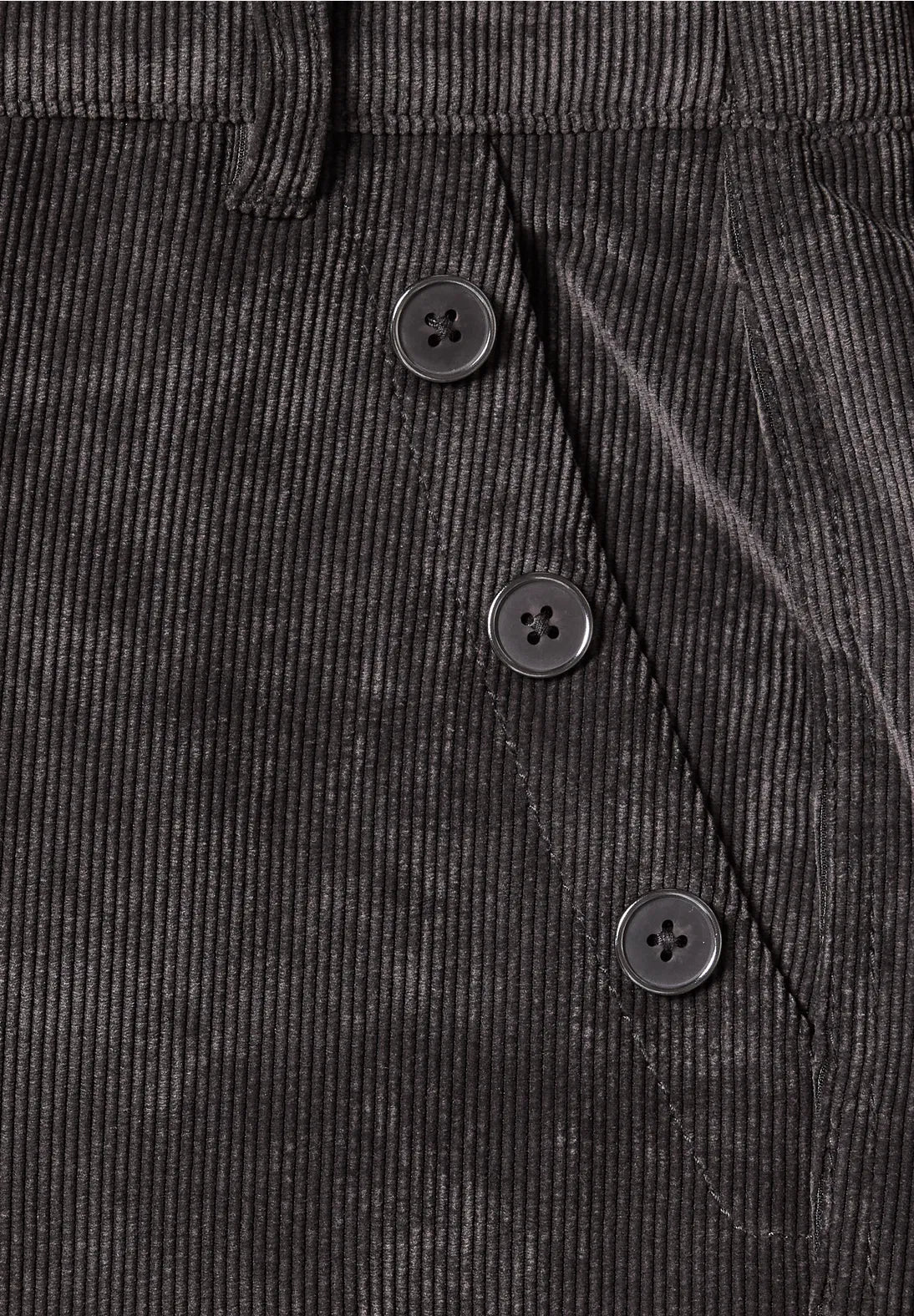 Black Coffee Street One corduroy bukser med stretch