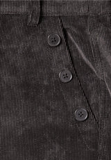 Black Coffee Street One corduroy bukser med stretch