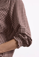 Warm Blush ternet Street One bluse med lange ærmer