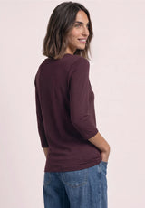 Street One Pania damebluse med 3/4-ærmer