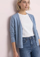 Street One Cosy Cardigan 254147 Northern Blue Melange