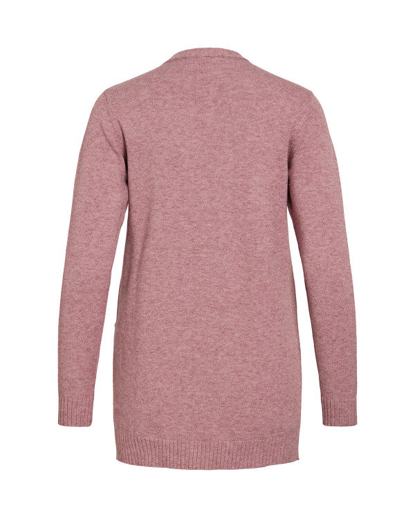 Nostalgia Rose strikcardigan med lommer fra VILA