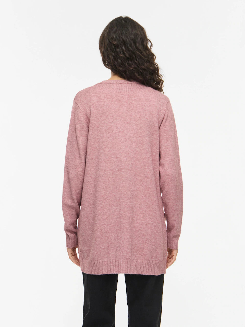 VIRIL Open Cardigan fra VILA i Nostalgia Rose