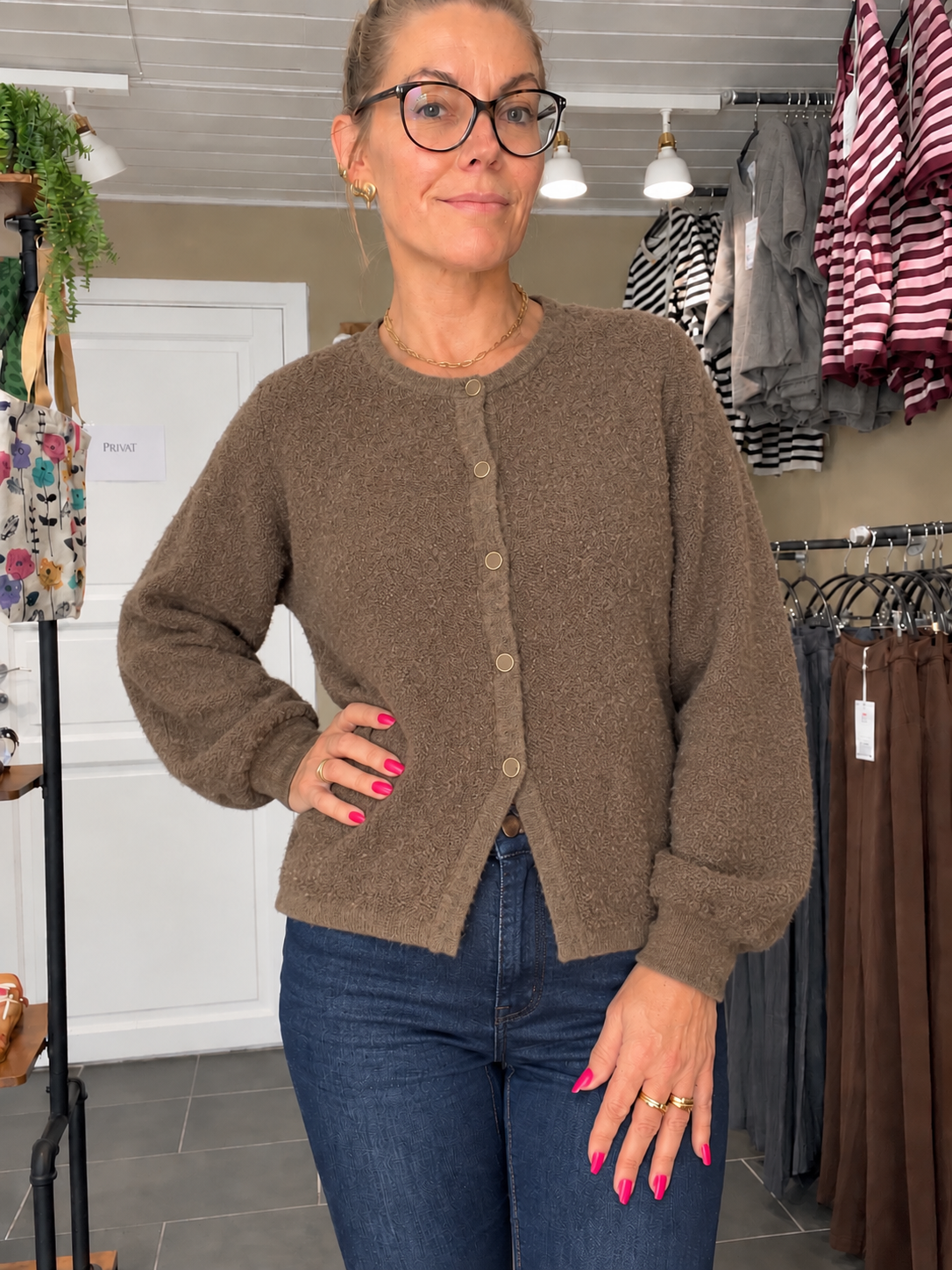 VILA VIPIGGA Cardigan 14116498 Falcon