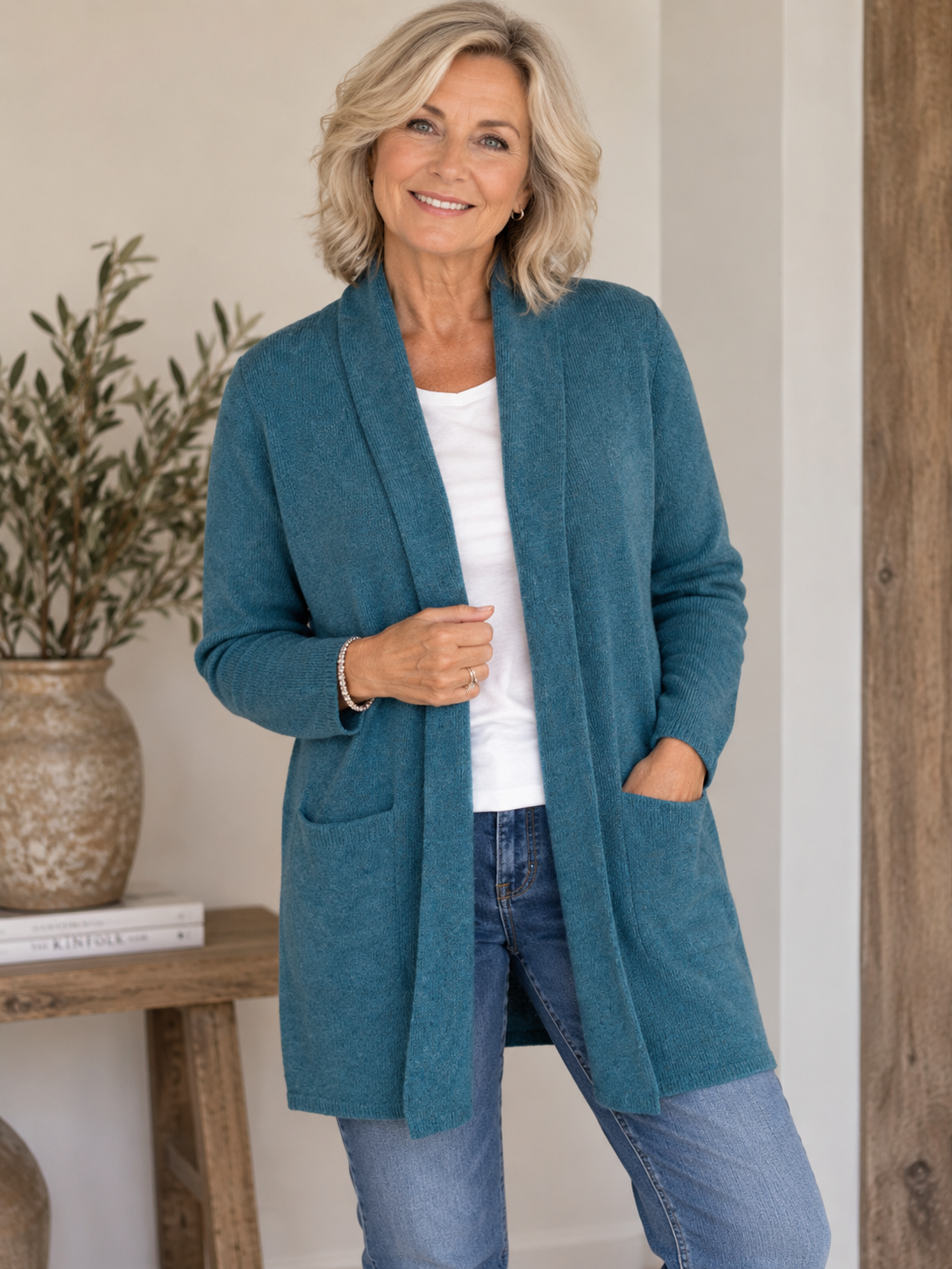 Mansted Mitty Cardigan Emerald i 100% merinould