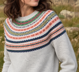 Fay Fair Isle strik fra Mansted med lange ærmer