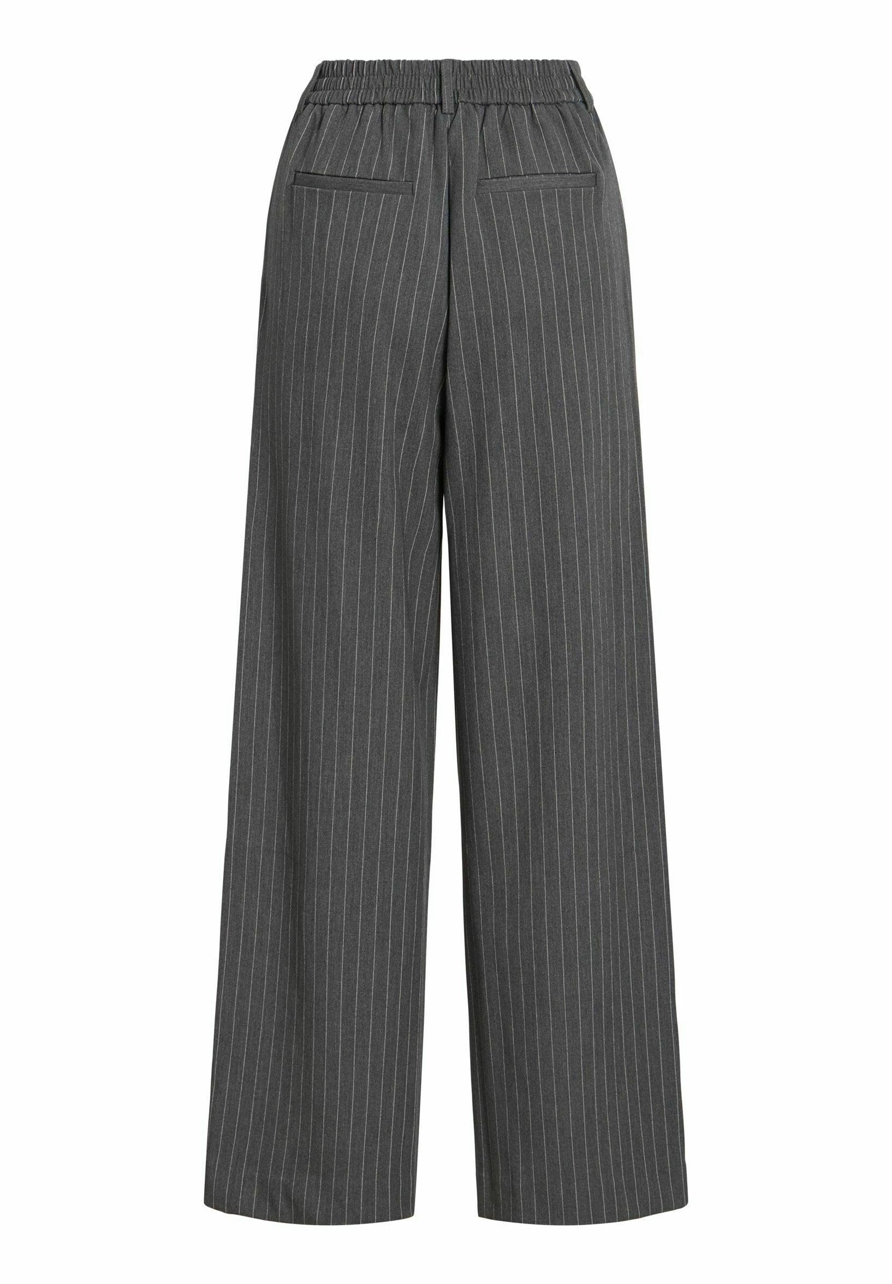 VILA VIVARONE Wide Pant 14087407 Cloud Dancer Pinstripes